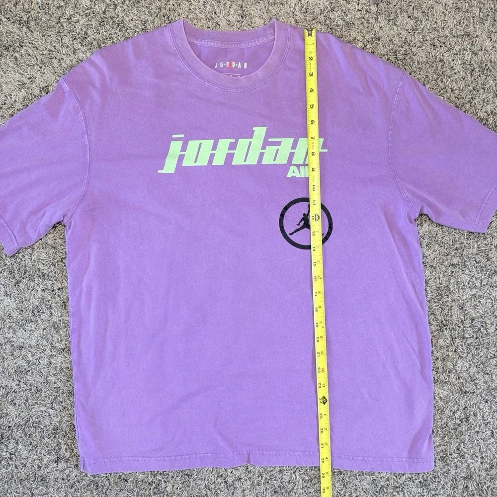 Jordan 23 Race Team Shirt Mens Medium Purple Nascar Pit Crew Air Jumpman